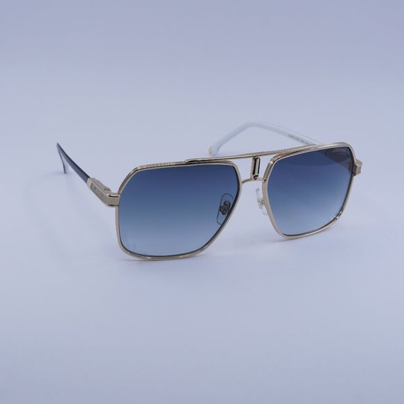 CARRERA 1055/S 0J5G 08 Sunglasses Gold Square Frame, Blue Gradient Lenses - Picture 1 of 11